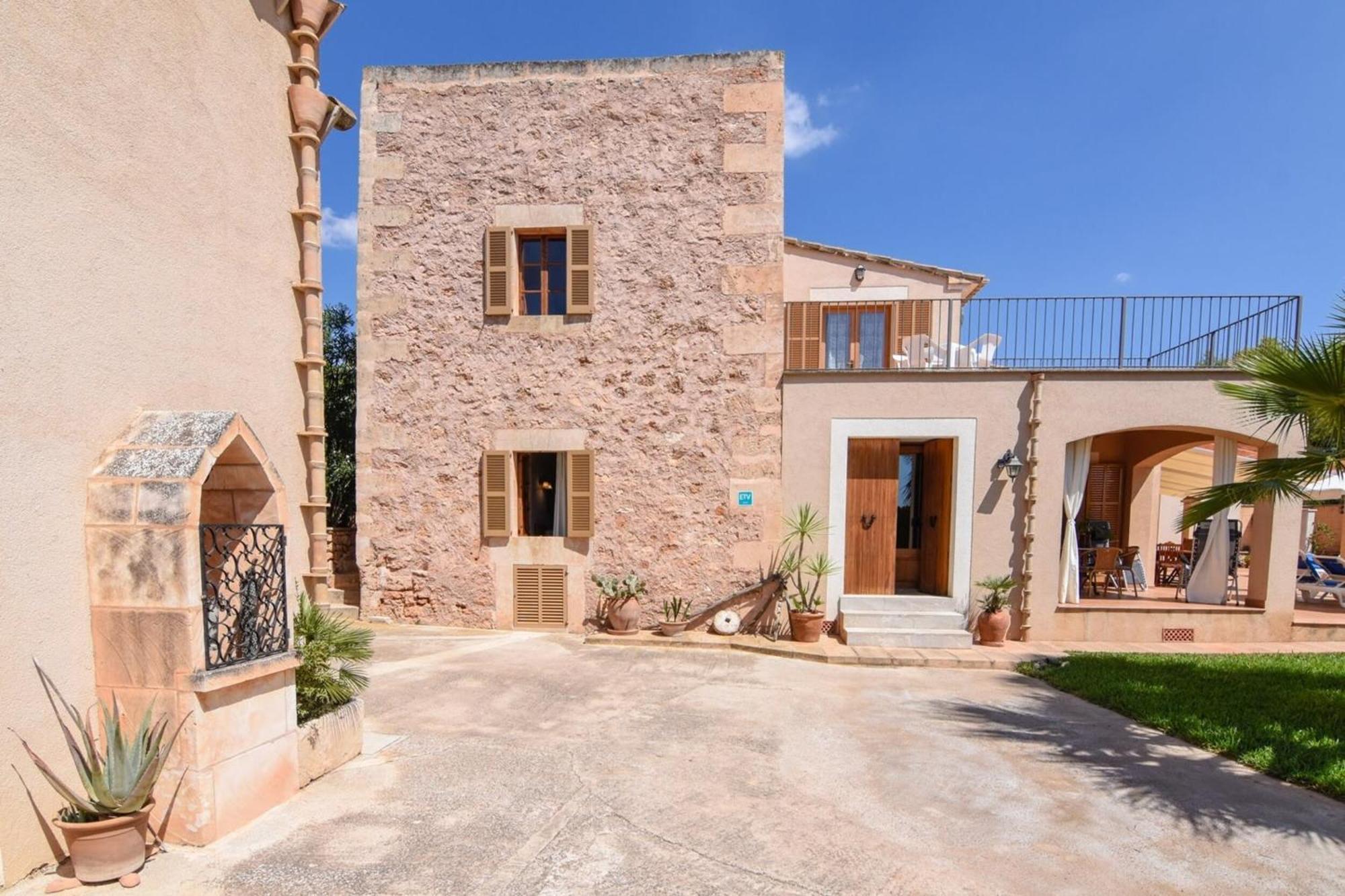 Casa Rural, Finca Rustica Con Piscina Cas Padrins De Campos, Mallorca Exterior foto