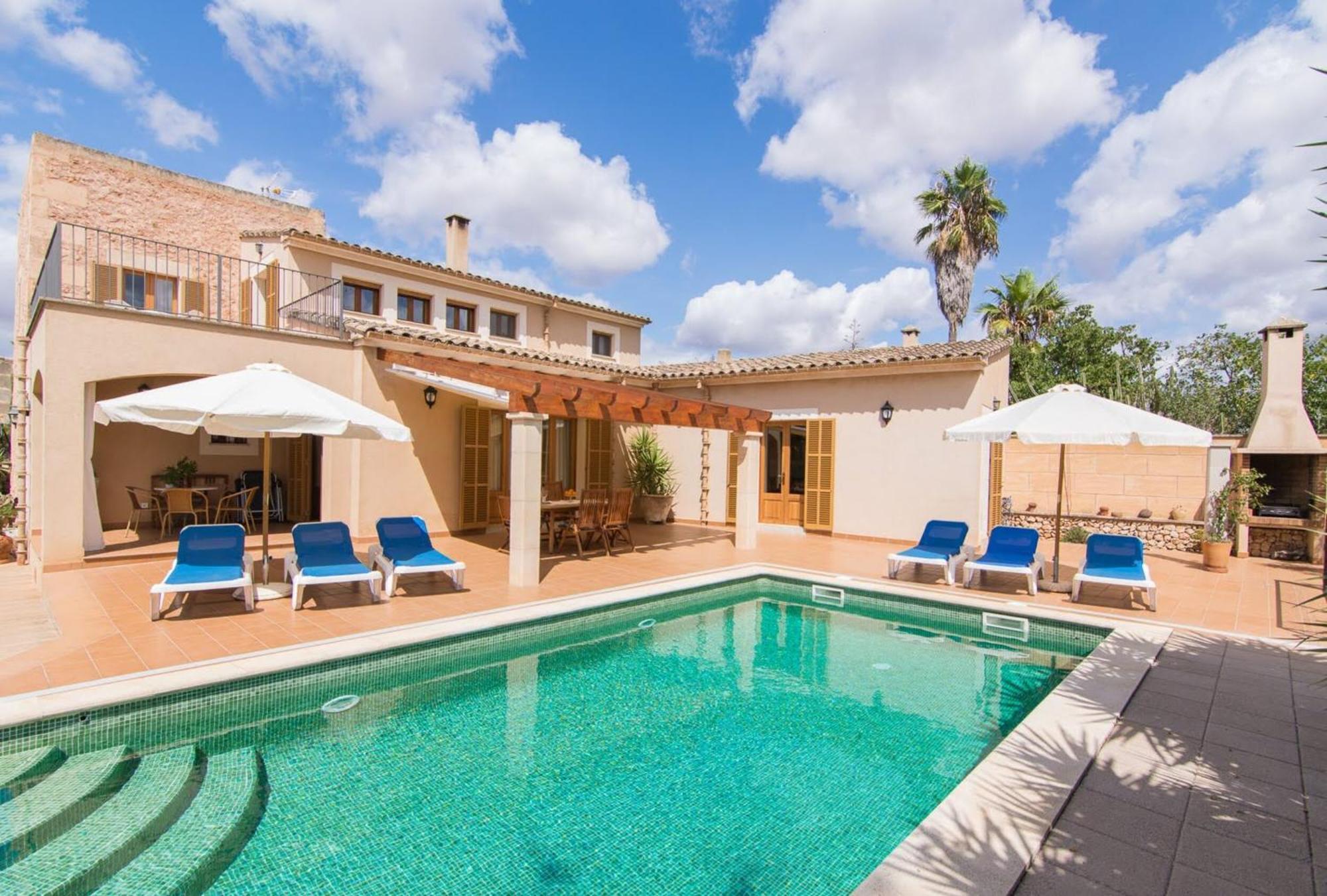 Casa Rural, Finca Rustica Con Piscina Cas Padrins De Campos, Mallorca Exterior foto