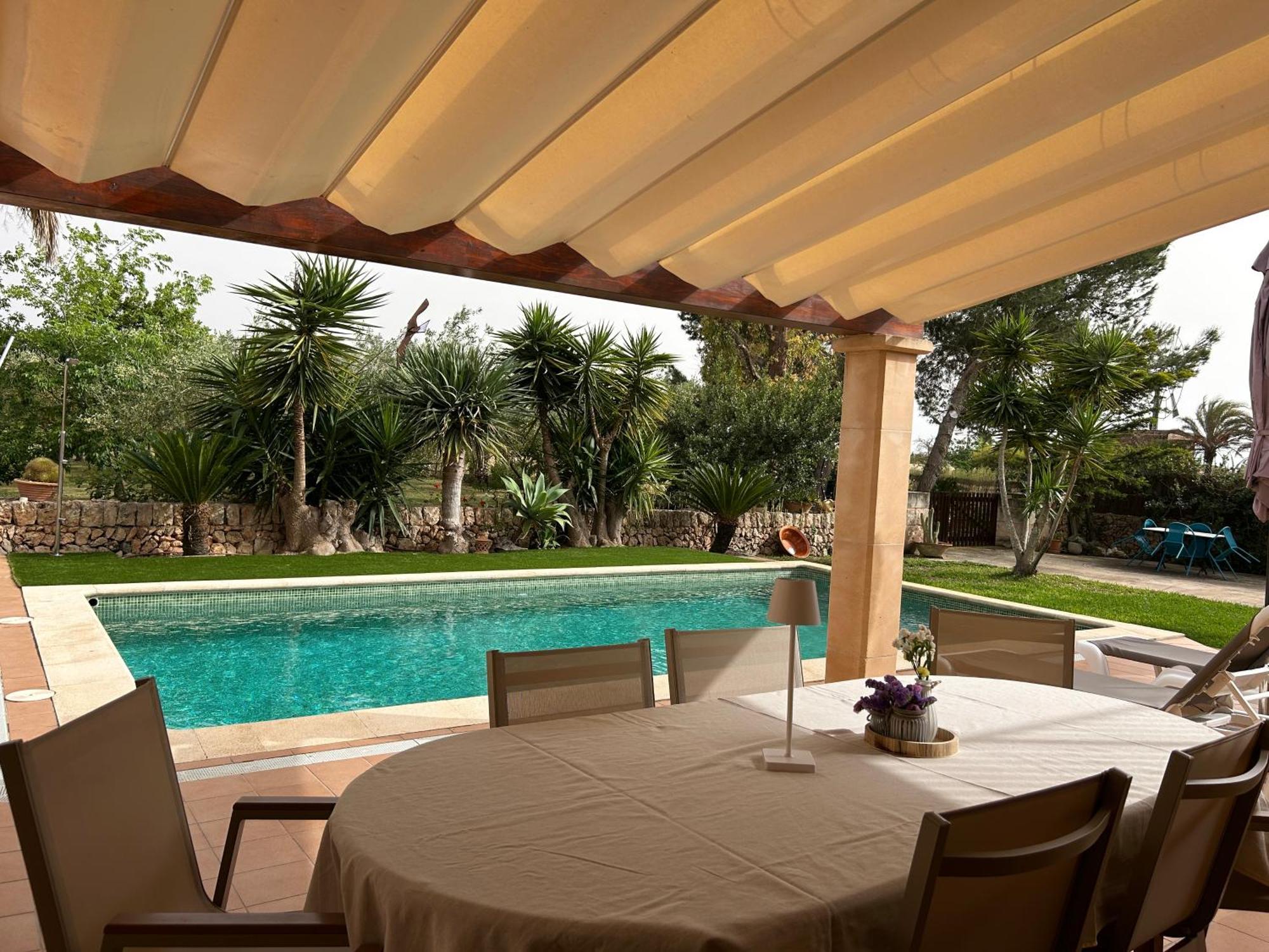 Casa Rural, Finca Rustica Con Piscina Cas Padrins De Campos, Mallorca Exterior foto